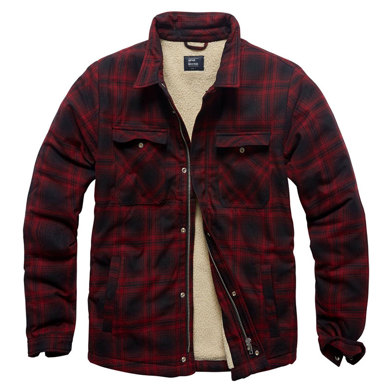 Vintage Industries - Class sherpa - Red Check